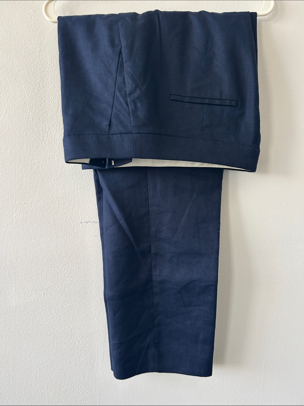 J. Crew Navy Women's Dress Pants-Kate Tailored Straight Leg